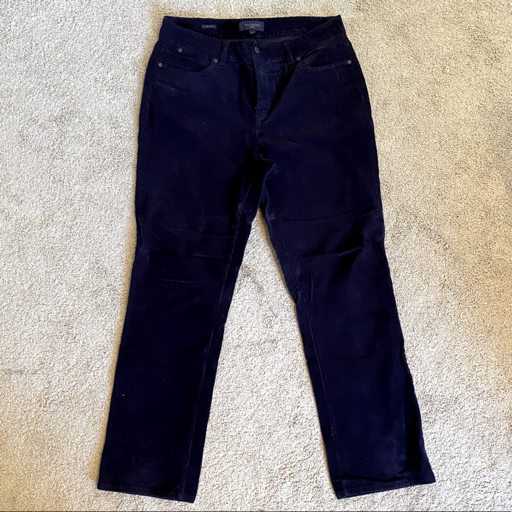 Talbots navy corduroy pants